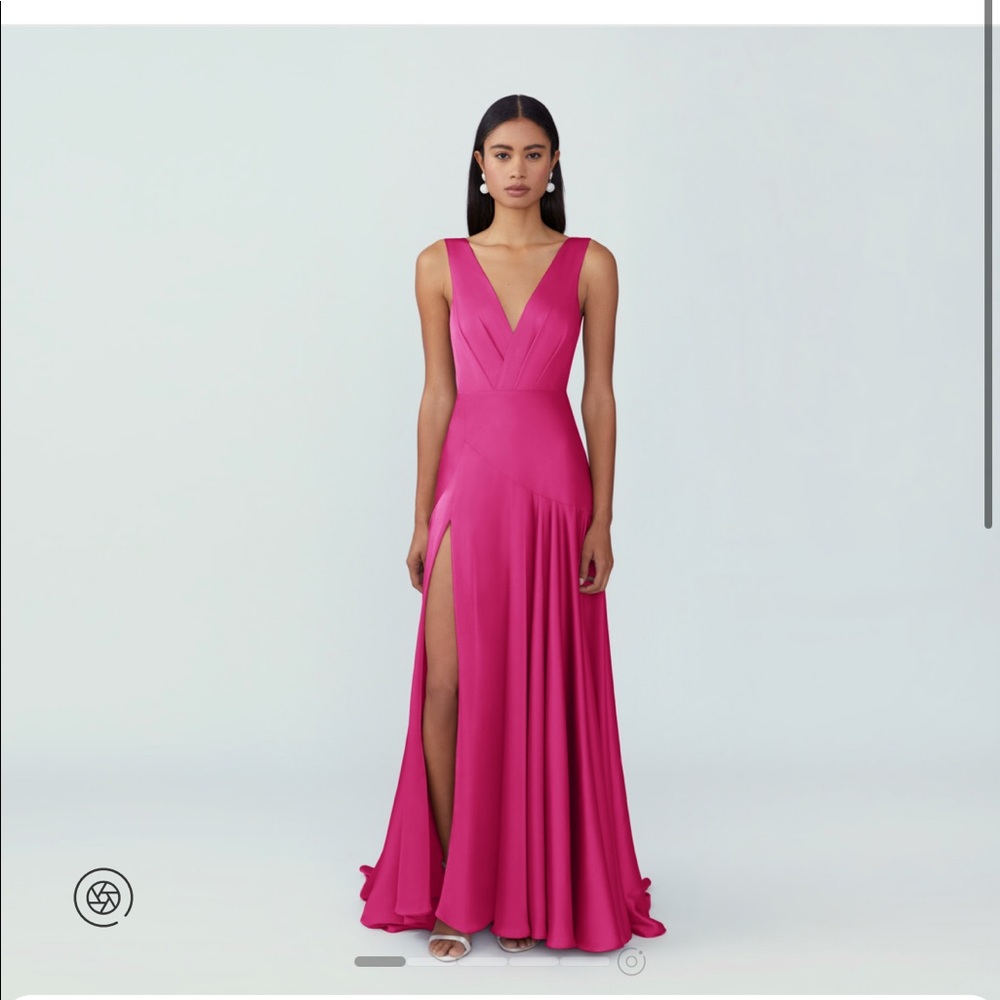 Fame and Partners Escala Dress in Bubblegum Pink